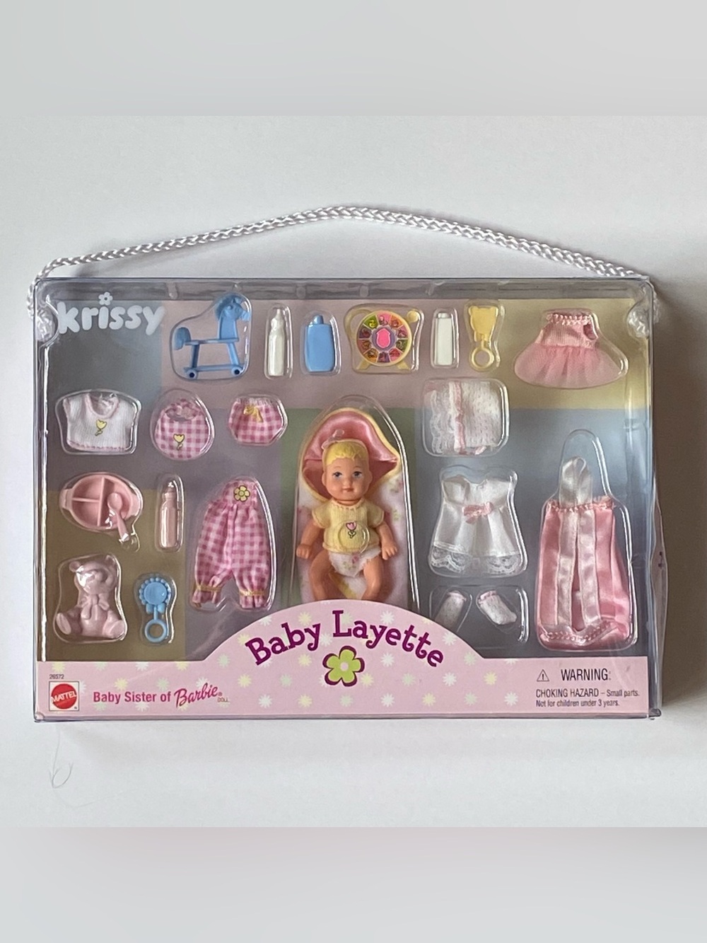 Vintage 1999 Mattel Krissy Baby Layette Baby
Sister of Barbie New in Box